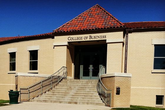Colorado State University College of business entrance
